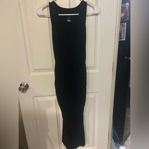 A New Day Ribbed black tank maxi dress